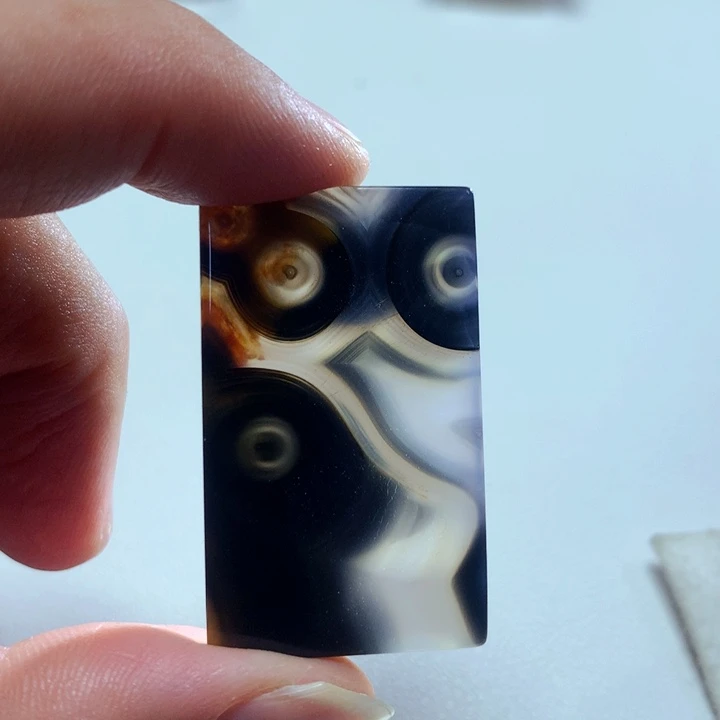 玛瑙/玉髓颈饰未镶嵌心**旧