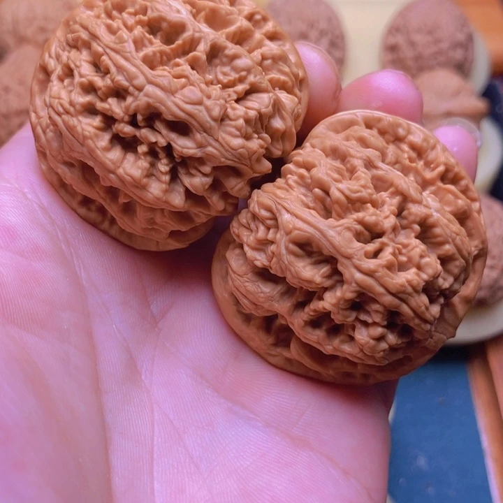 把件文玩核桃47精品满肉大粗筋