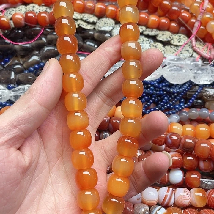 玛瑙/玉髓珠宝半成品未镶嵌兔**?一条14mm玛瑙老型