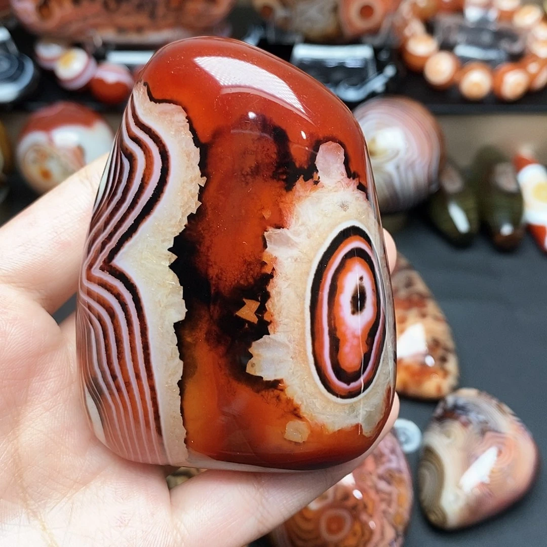 玛瑙/玉髓五毛未镶嵌没*