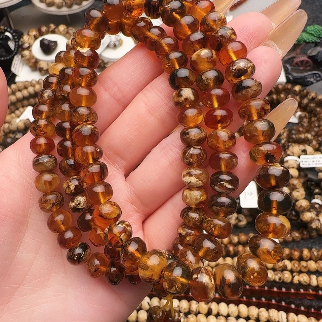 琥珀未镶嵌手链抚顺琥珀