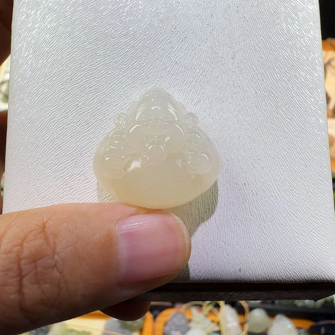 和田玉未镶嵌颈饰【****】