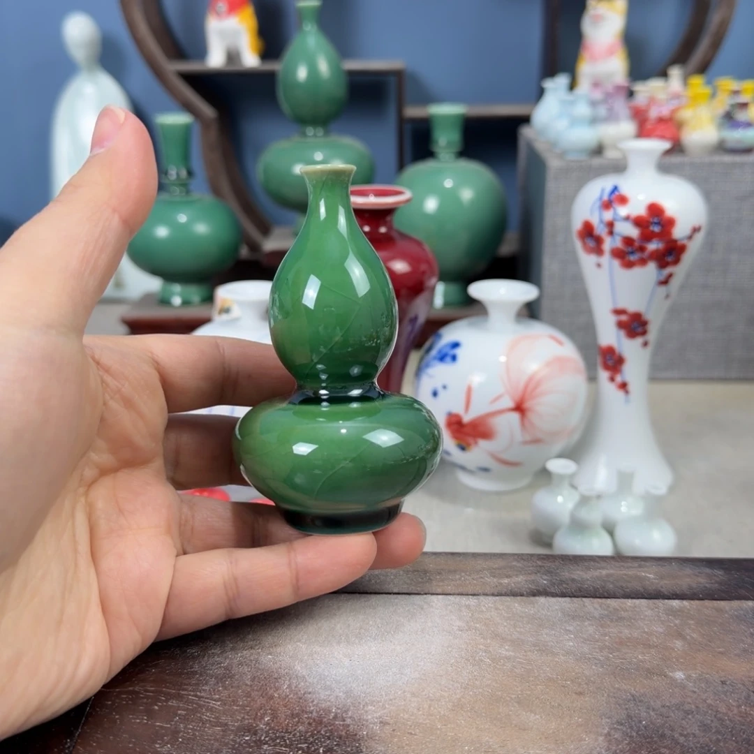 陶瓷手工小花器摆件