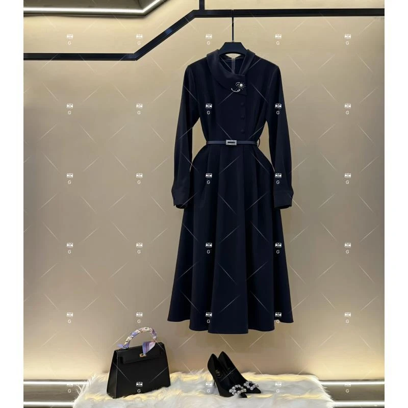 春夏丨设计师轻奢法式印花女士连衣裙 GS-57511