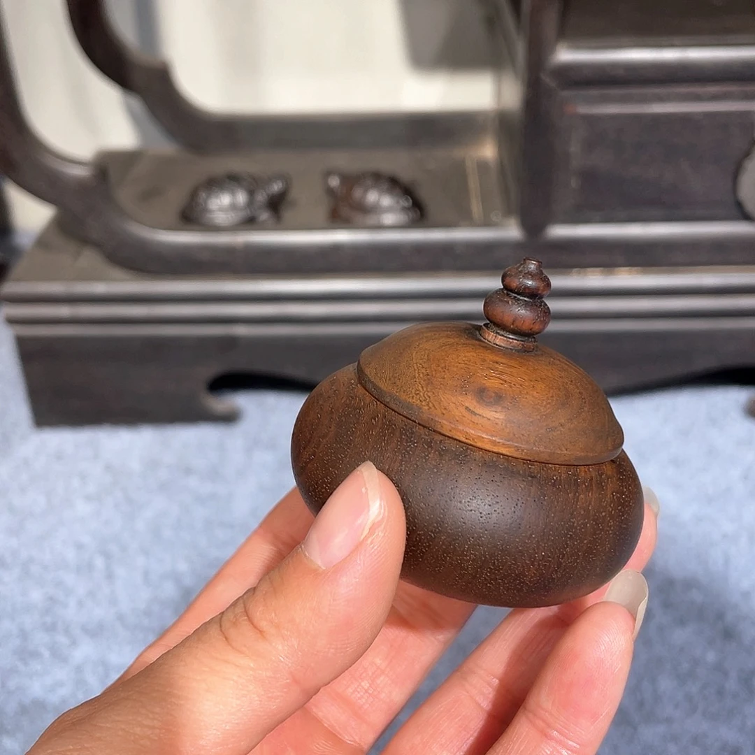 木木藏精品扣盒摆件