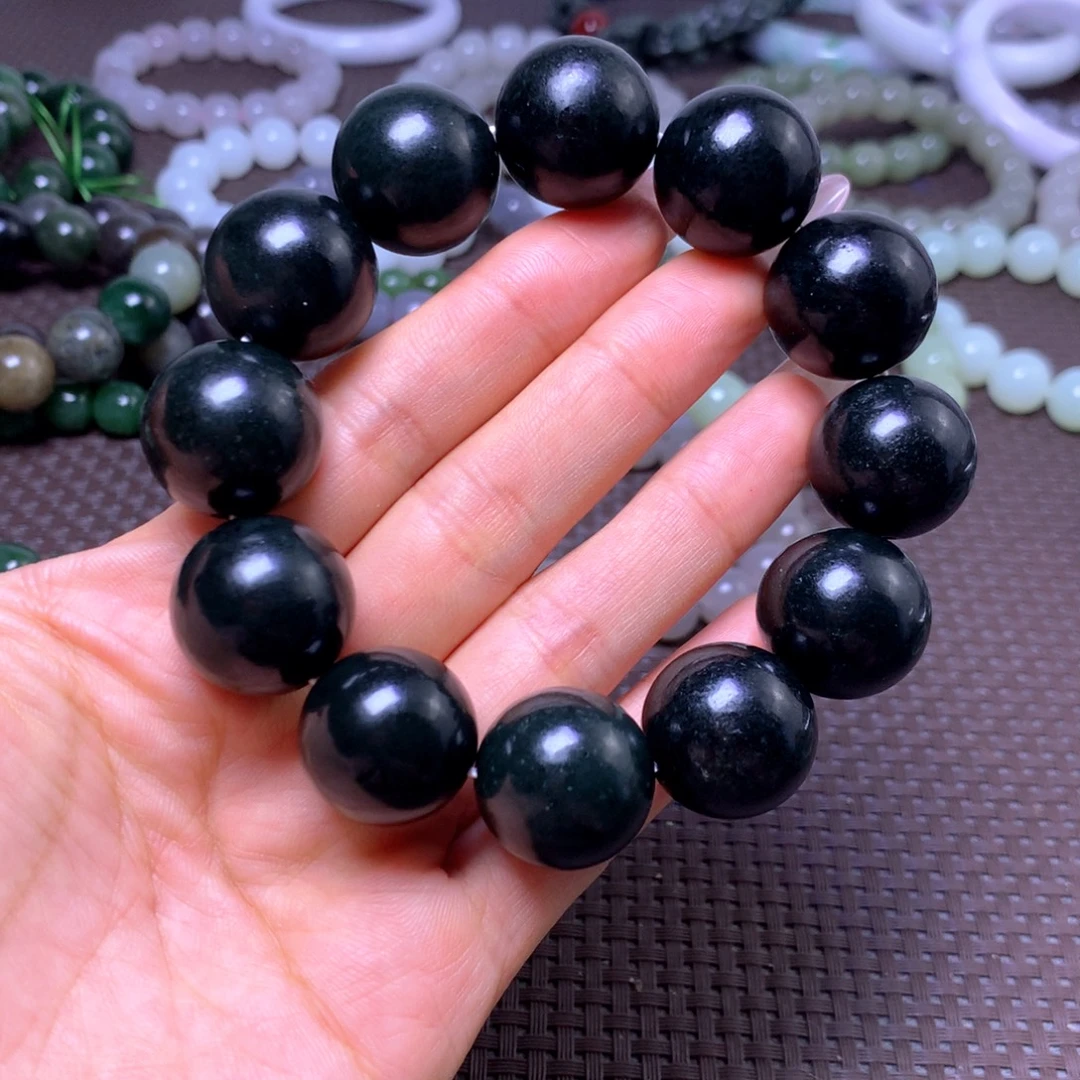 和田玉未镶嵌手串卡20