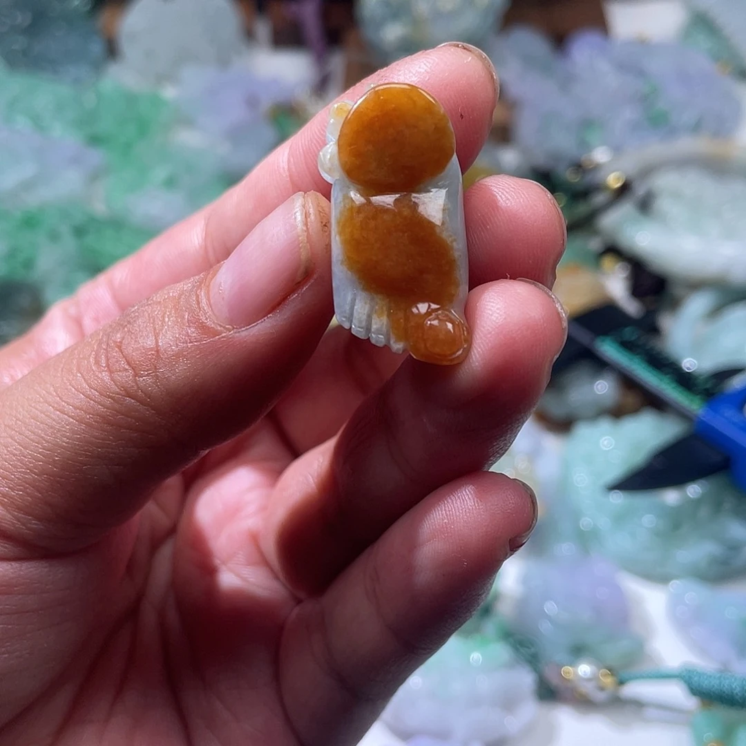 颈饰未镶嵌翡翠翡玉缘翡翠