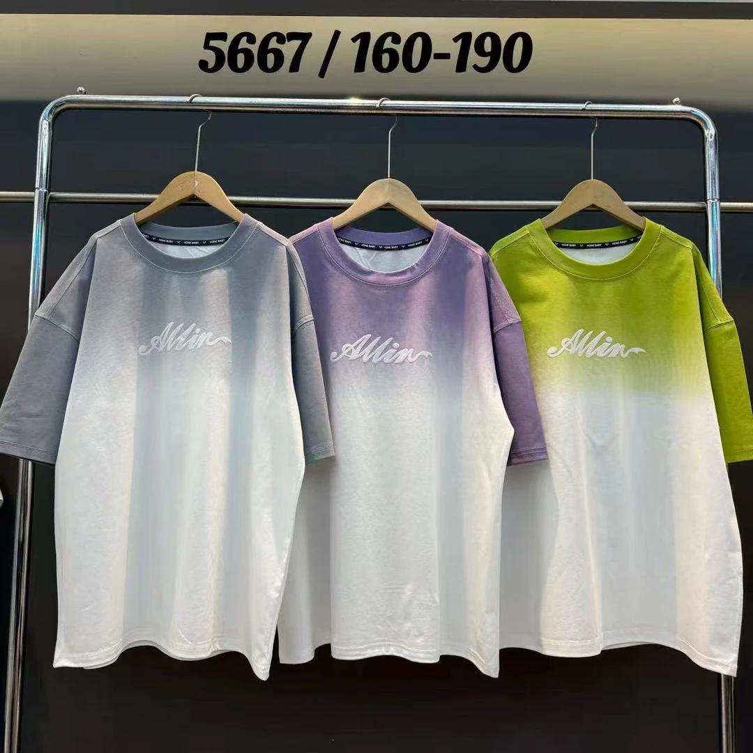 【5667-灰色】潮品圆领T恤