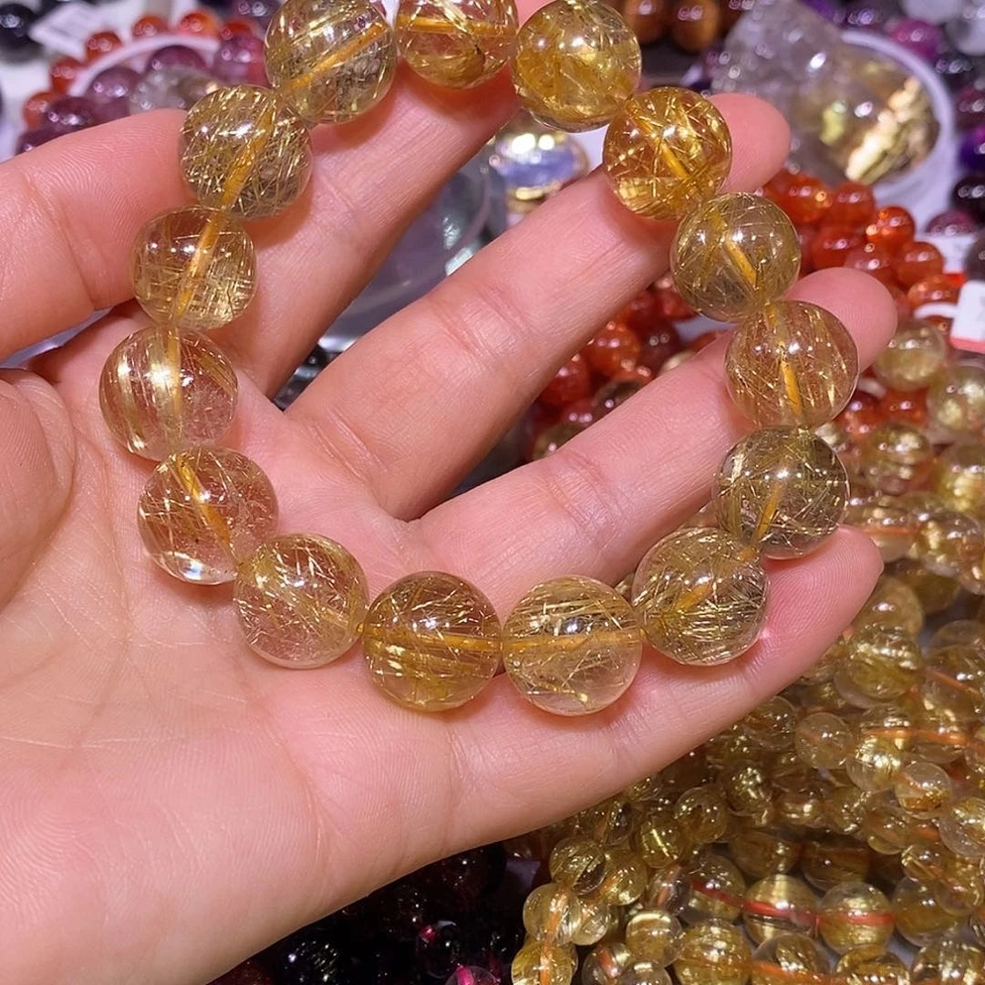 未镶嵌手链水晶金钛晶15