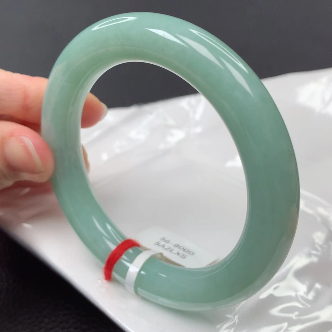 【闪购商品】翡翠手镯未镶嵌91号圆条xs56