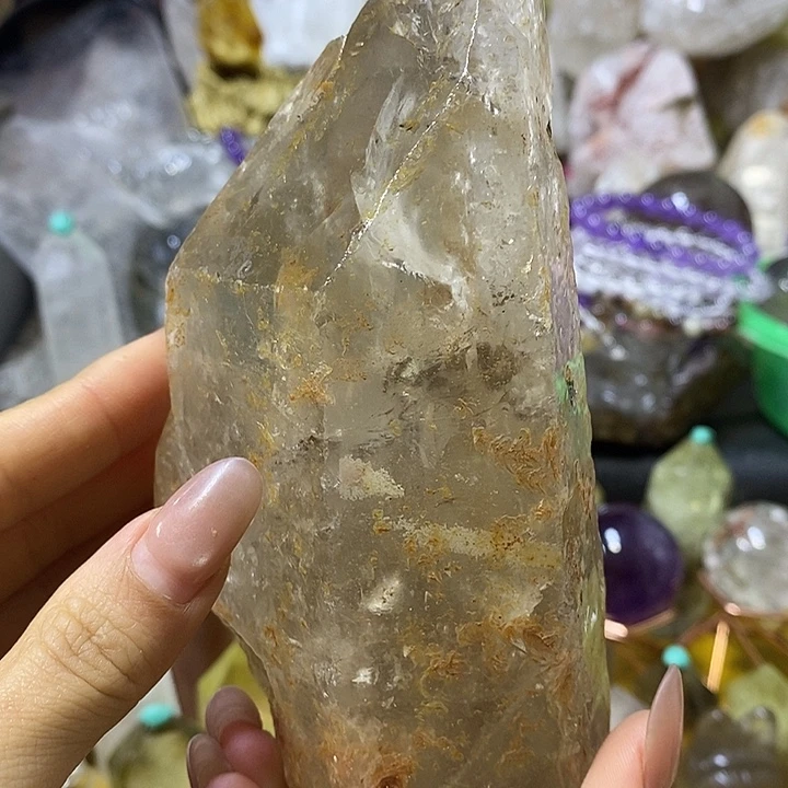 水晶未镶嵌珠宝半成品