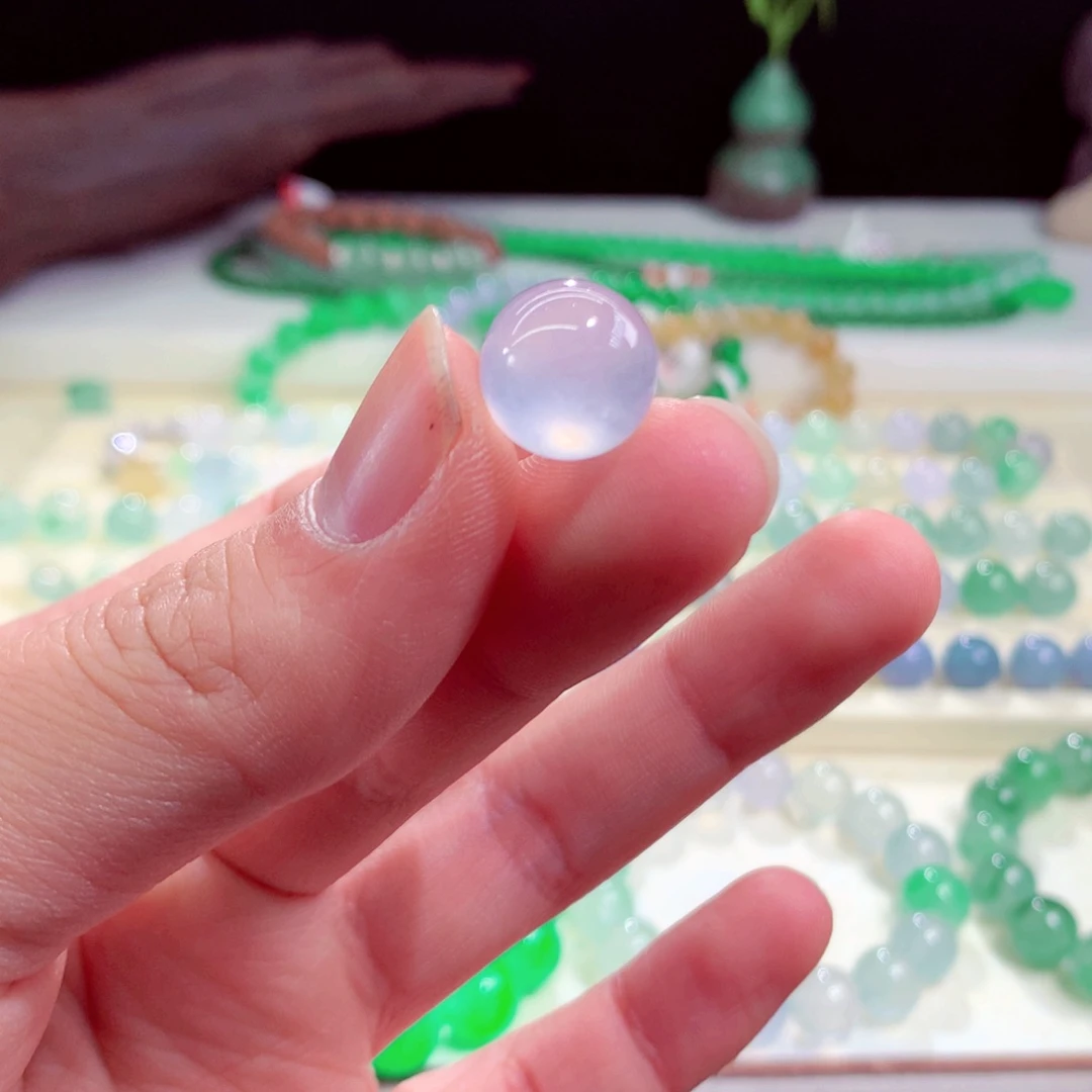 翡翠未镶嵌手链卡12.6