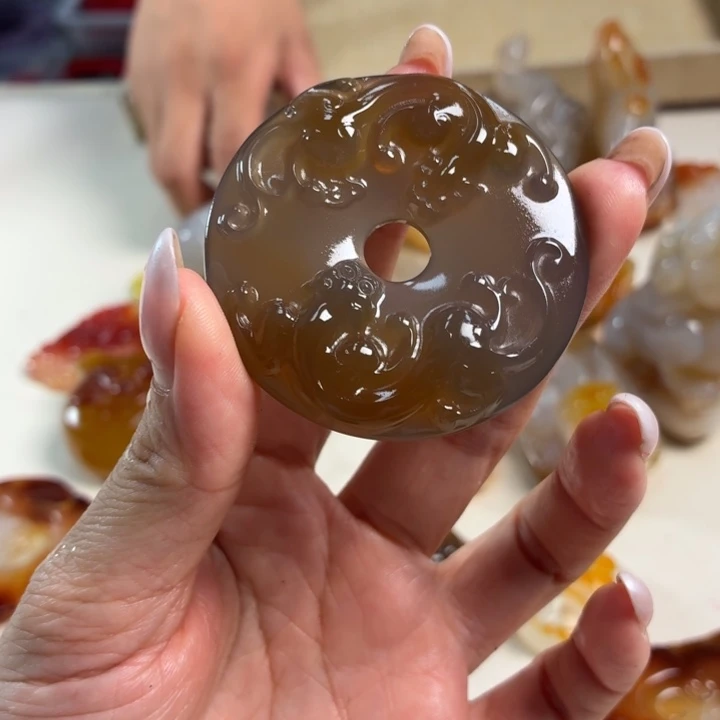 未镶嵌吊坠(不含链)玛瑙/玉髓