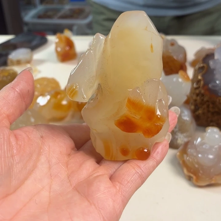 玛瑙/玉髓吊坠(不含链)未镶嵌