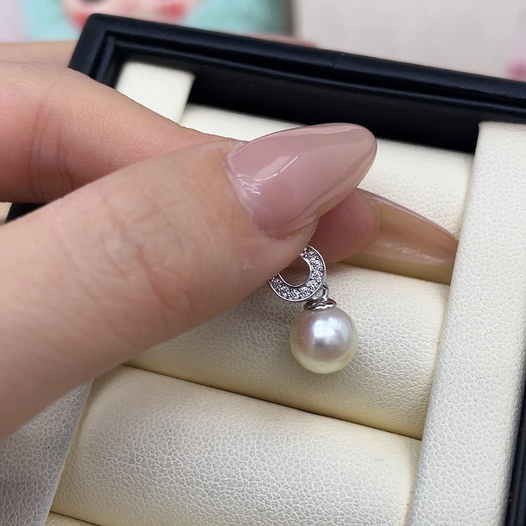 颈饰银S925镶嵌海水珍珠