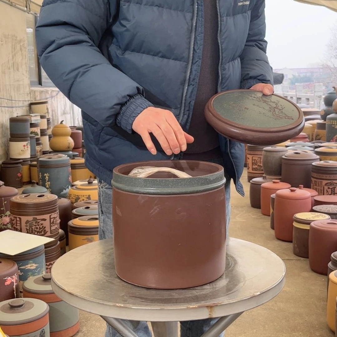 紫砂茶叶罐8 饼茶叶罐