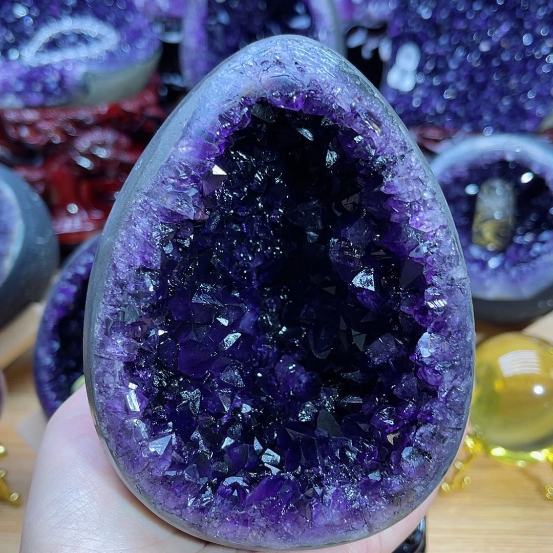 林***师未镶嵌大型摆件（非配饰）紫晶