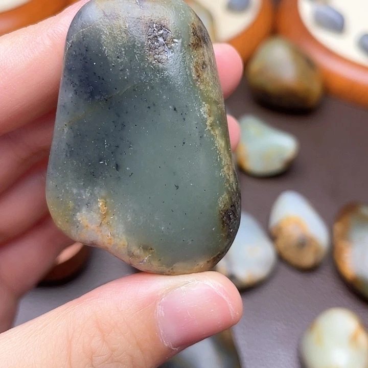 和田玉未镶嵌颈饰44