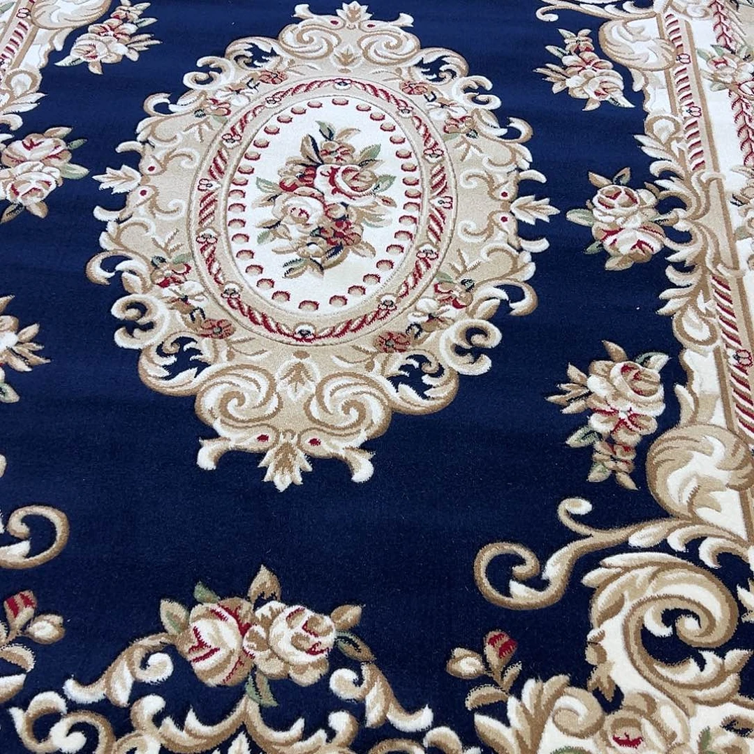 心***意混纺240×340丙纶编织立体剪花