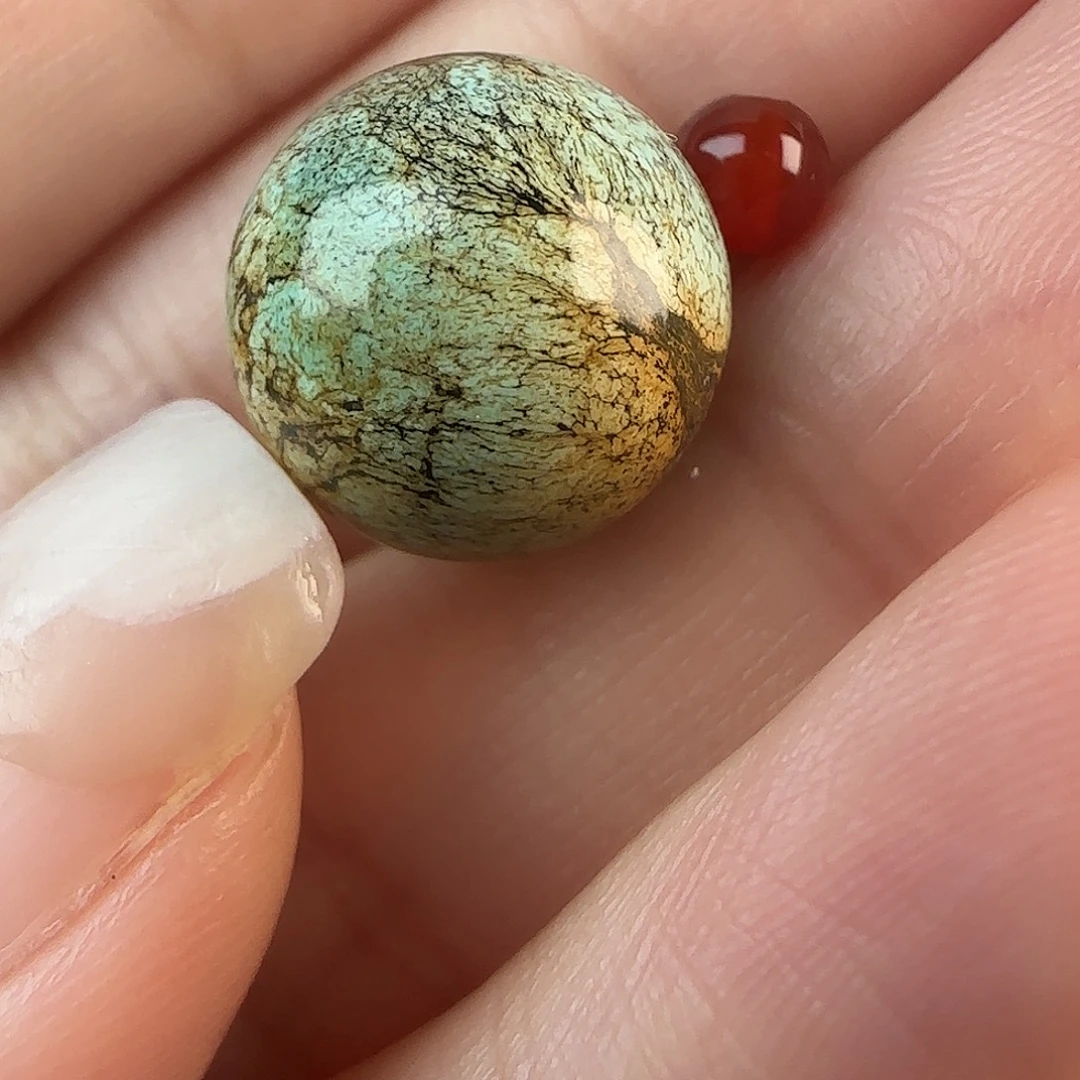 壹***生南红玛瑙未镶嵌配饰12.7