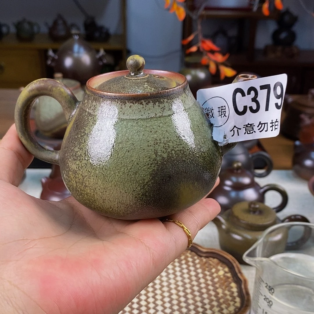 雾***雨柴烧壶泡茶香柴烧壶