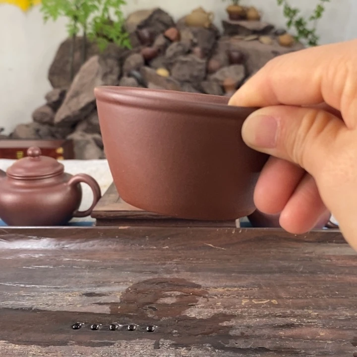 紫砂茶壶底槽清主人杯130左右的容量