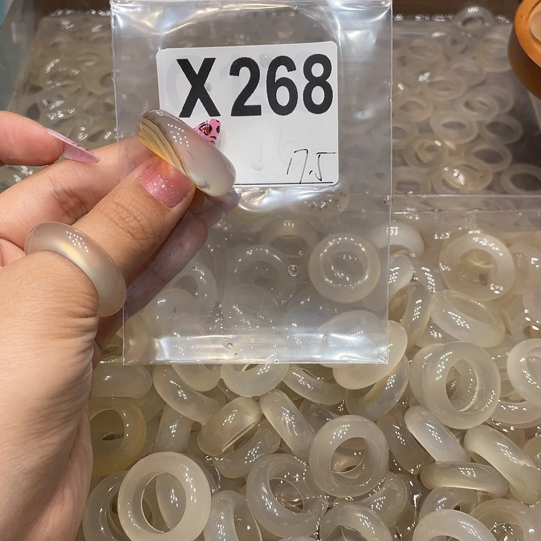 玛瑙/玉髓未镶嵌戒指268