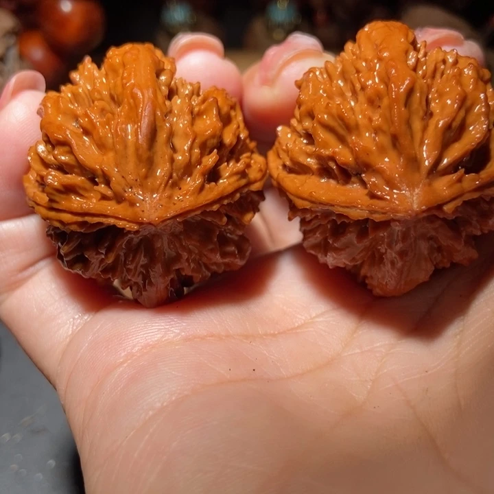 把件文玩核桃东北楸子小雪210