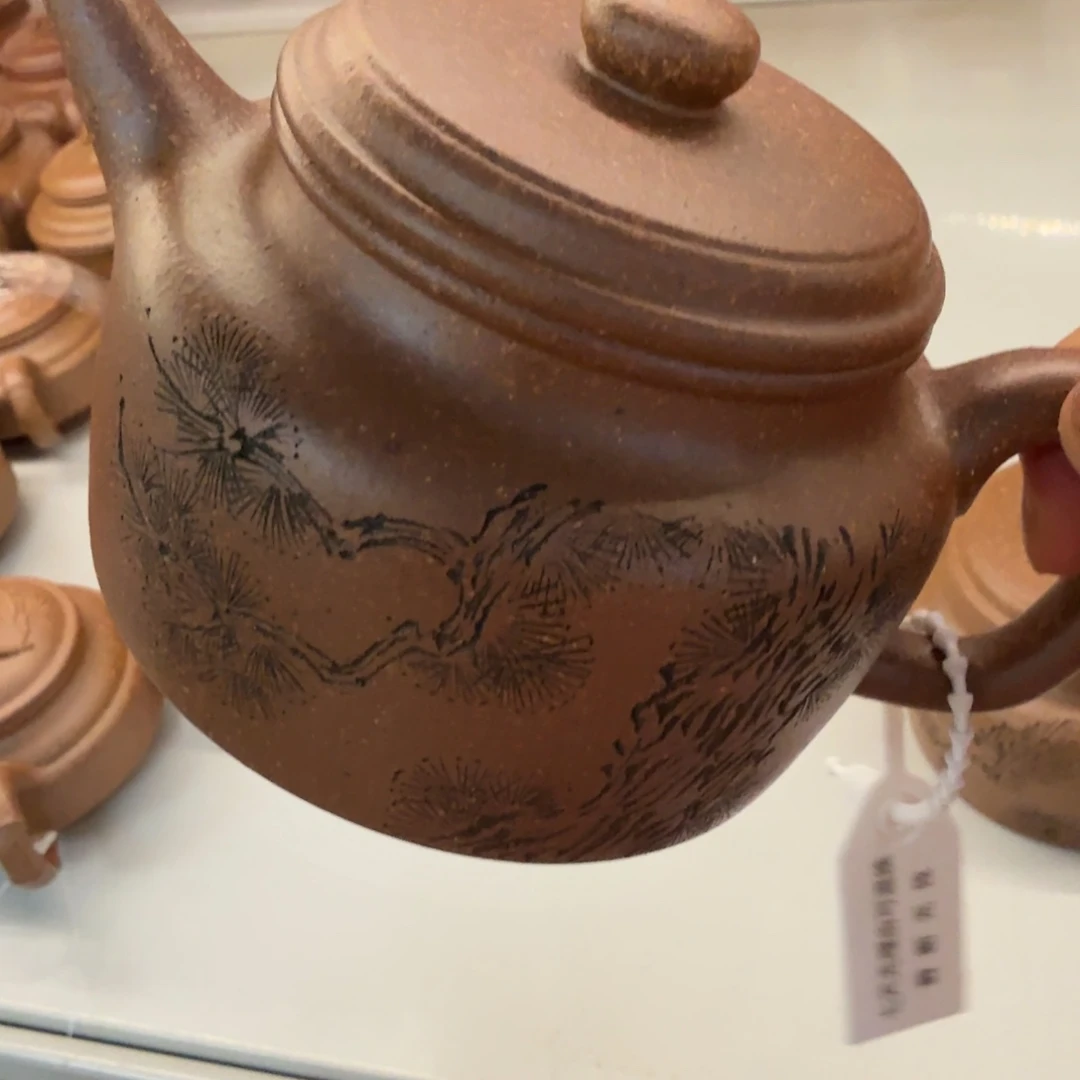 茶壶紫砂宜兴原矿龙骨金砂