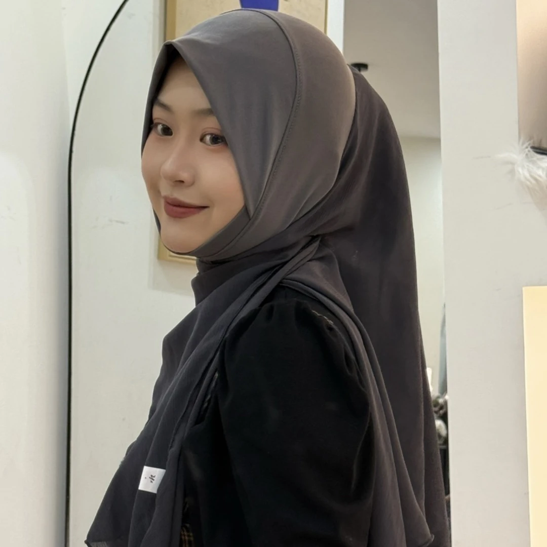 极简风雪纺褶皱三角巾