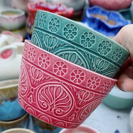 多肉绿植陶瓷花盆9.9包邮