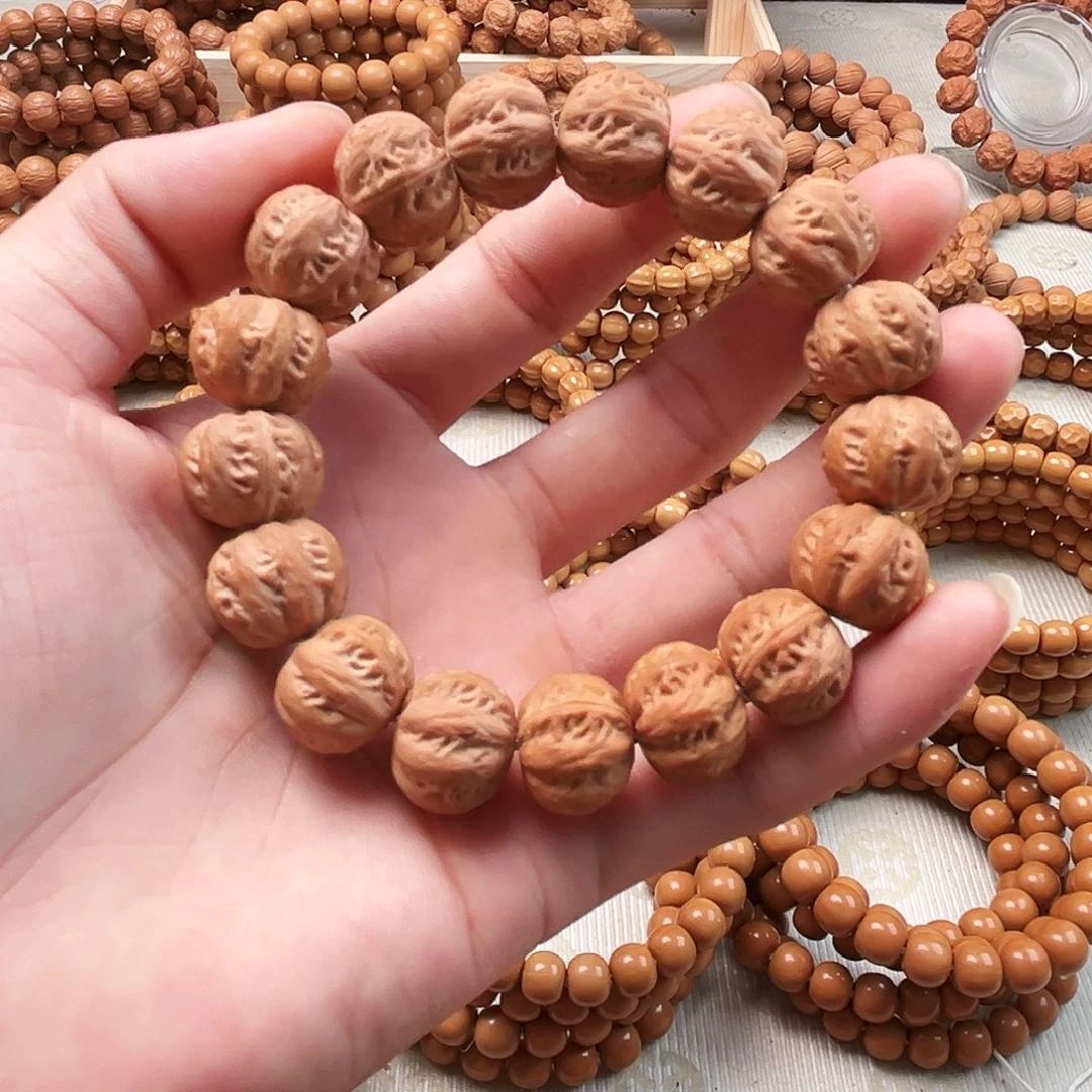 桃核手串全品无暇大京八