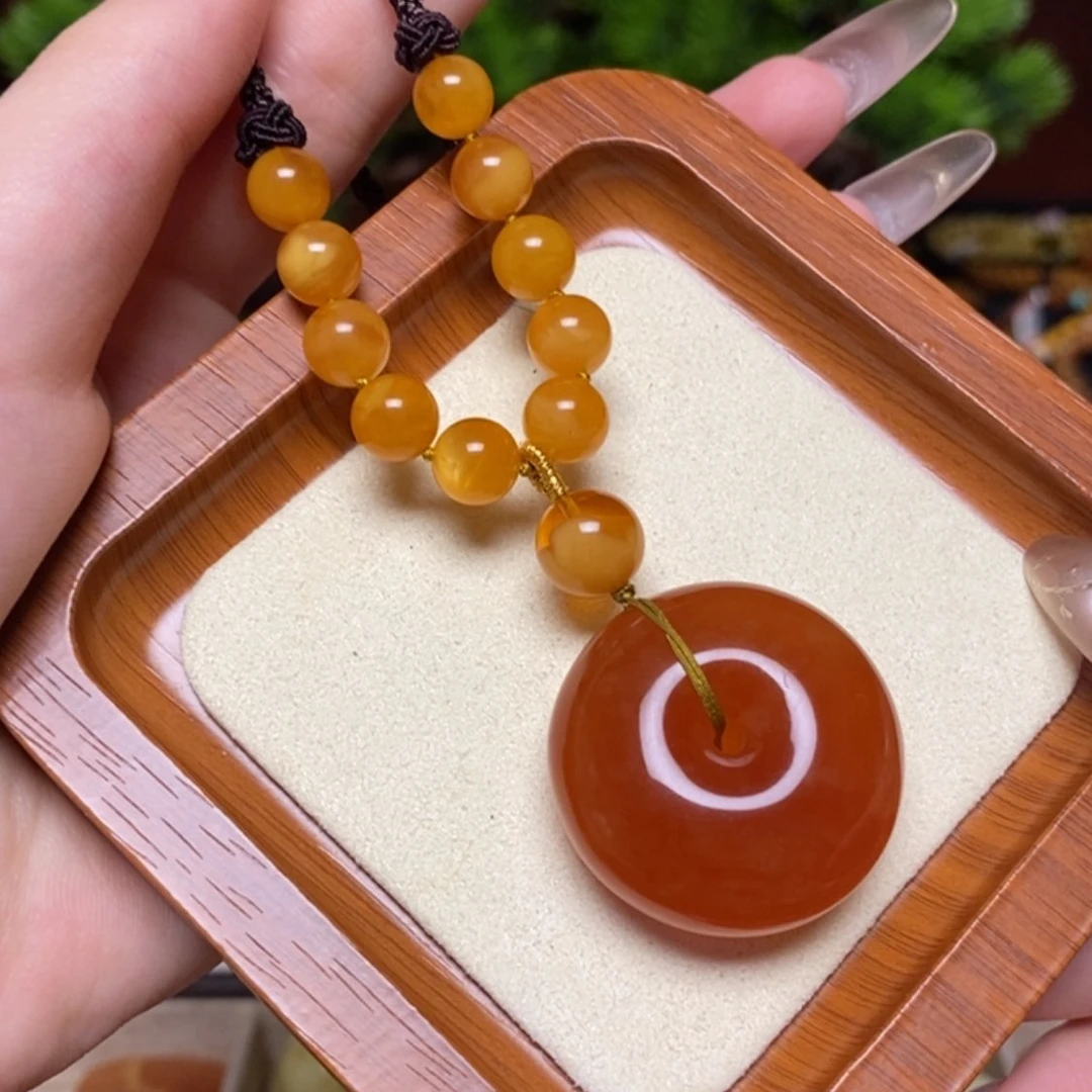 【闪购商品】蜜蜡颈饰未镶嵌项链