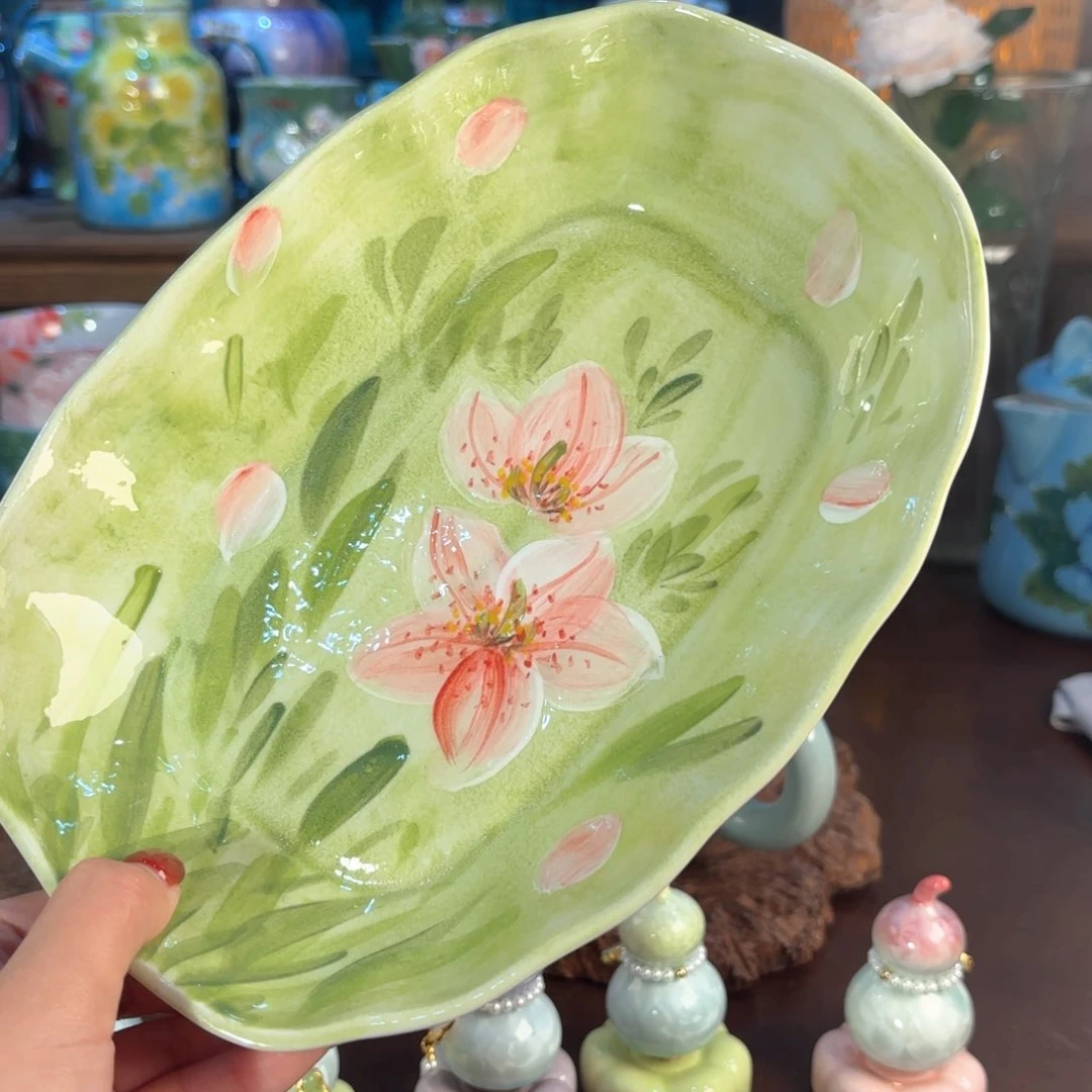 景德镇手绘高温釉下彩陶瓷茶具