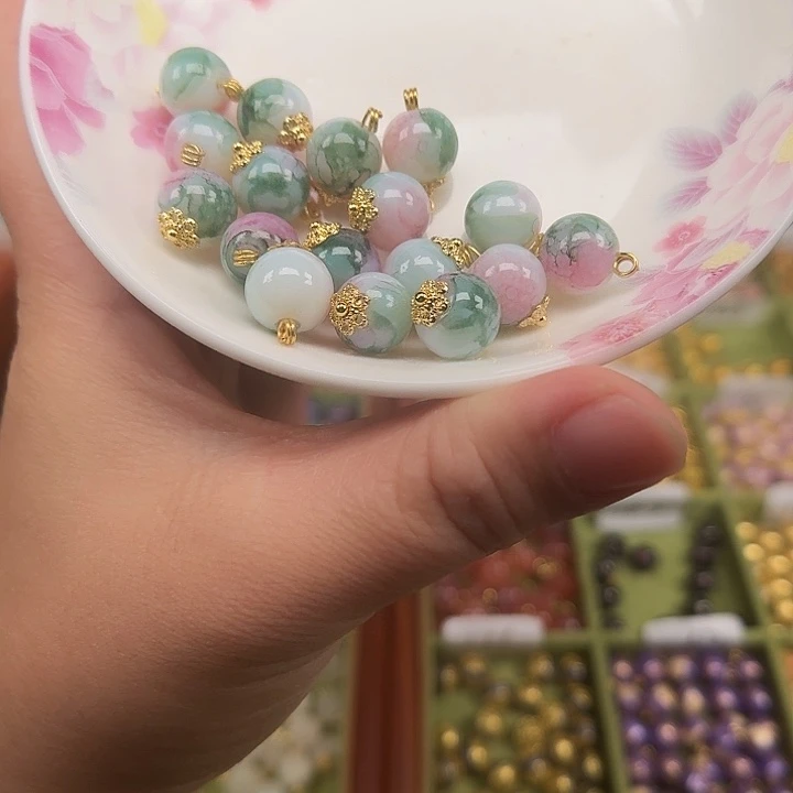 珐琅非遗传承手工旗袍圆珠扣