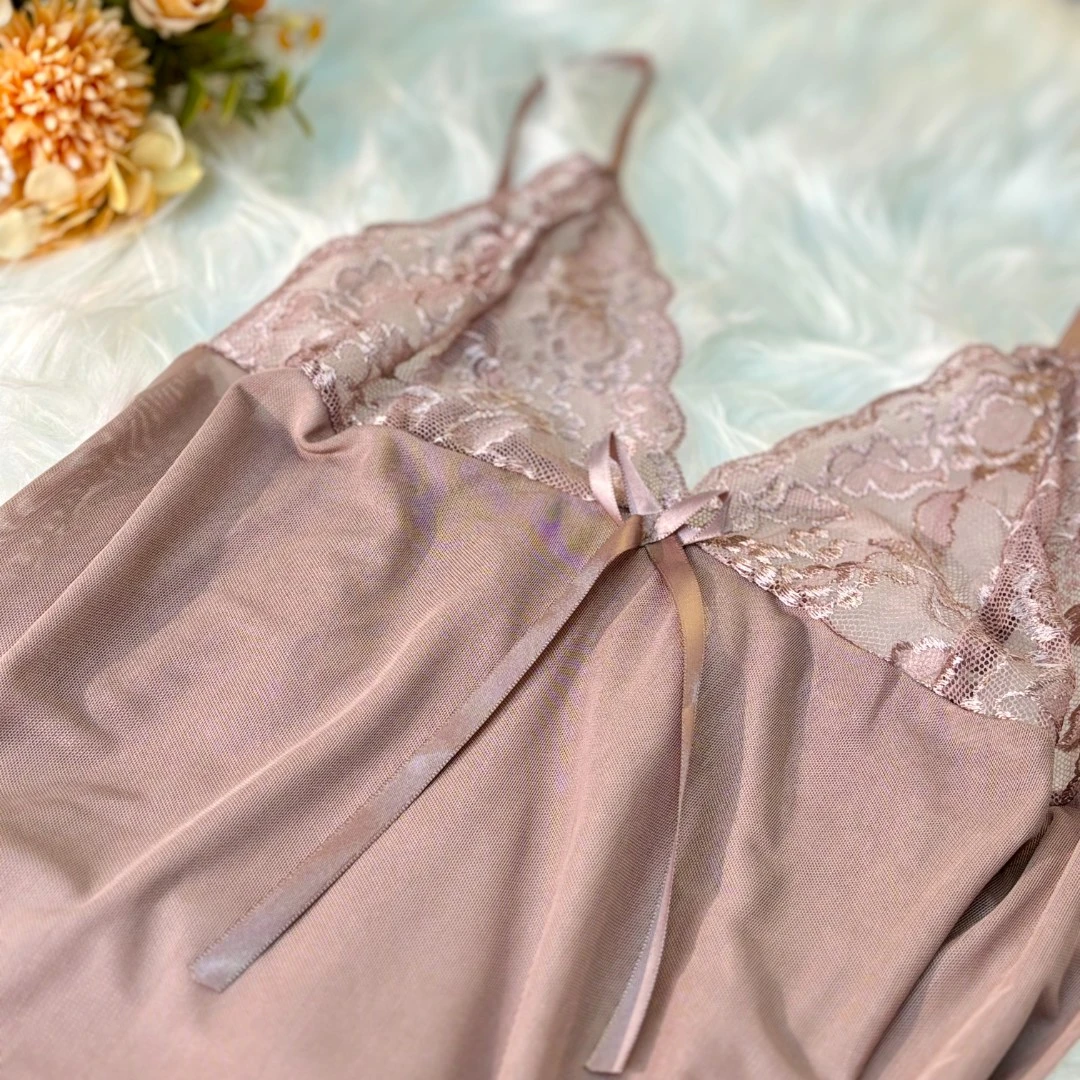 【深情】新款性感睡衣女吊带裙战袍诱惑内衣情趣衣服免脱睡裙134