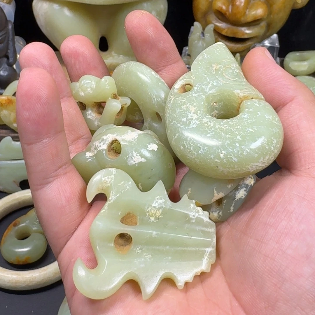 安***、玉玉摆件猪笼猪笼型件