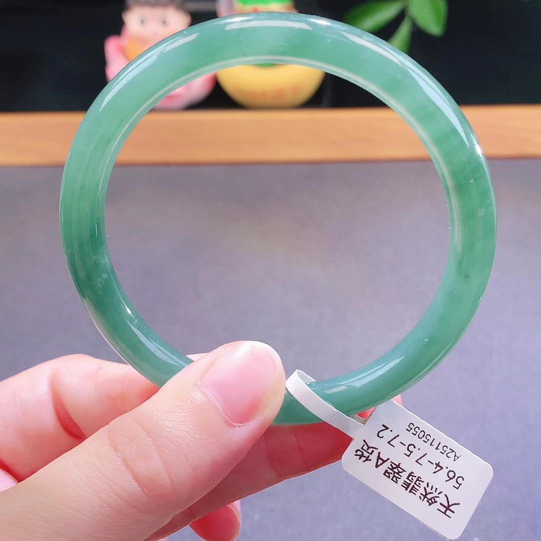 翡翠未镶嵌手镯天然翡翠