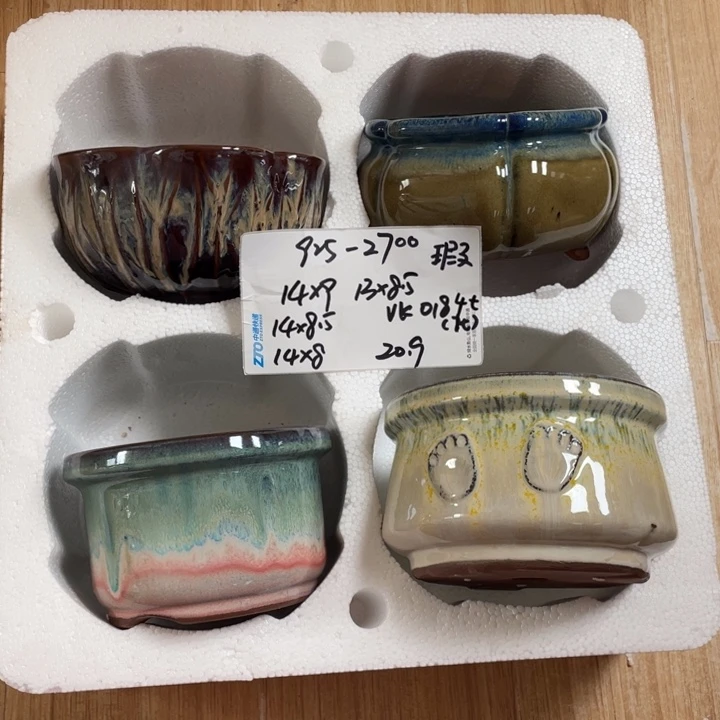 粗陶多肉花盆微瑕2700