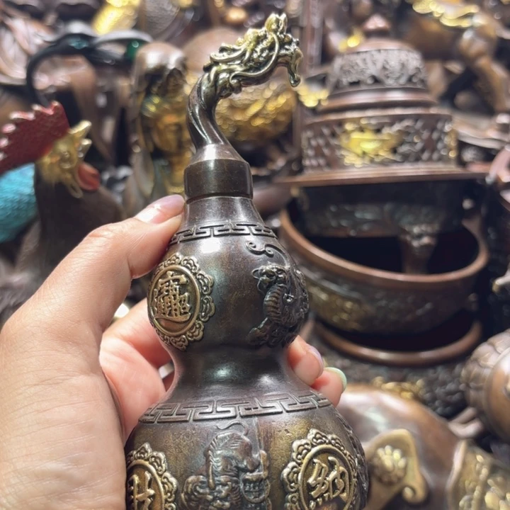 铜器摆件收收藏藏