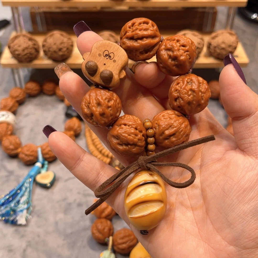 文玩核桃把件吐司法棍设计款