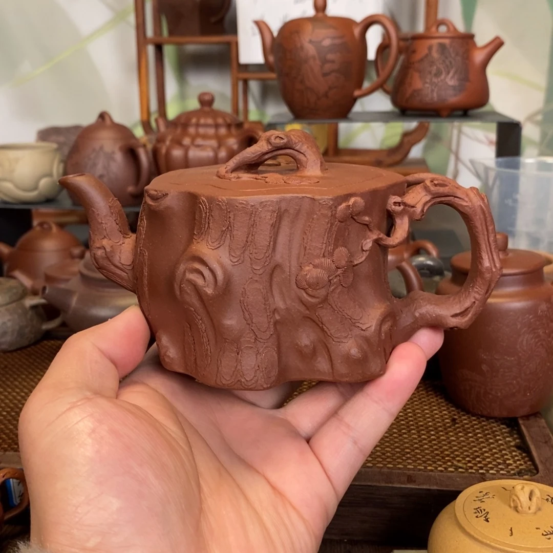 茶壶紫砂底槽清松桩