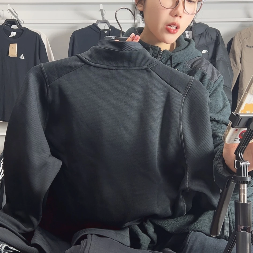 5941黑色外套立领L码130-150斤不退换