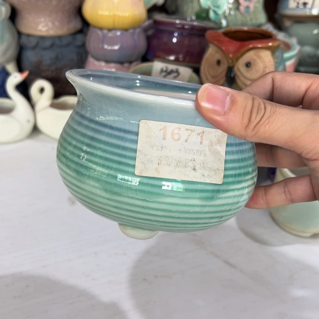 陶瓷多肉小花盆@@1671
