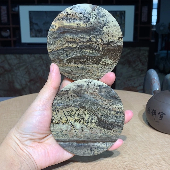 广西国画石摆件，观赏收藏