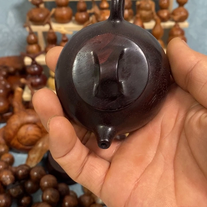 木A****羊印度小叶紫檀壶