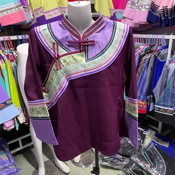 布依族壮族少数民族服饰 国风传统女士服装
