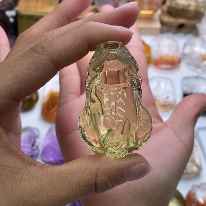 水晶颈饰未镶嵌G**d定制