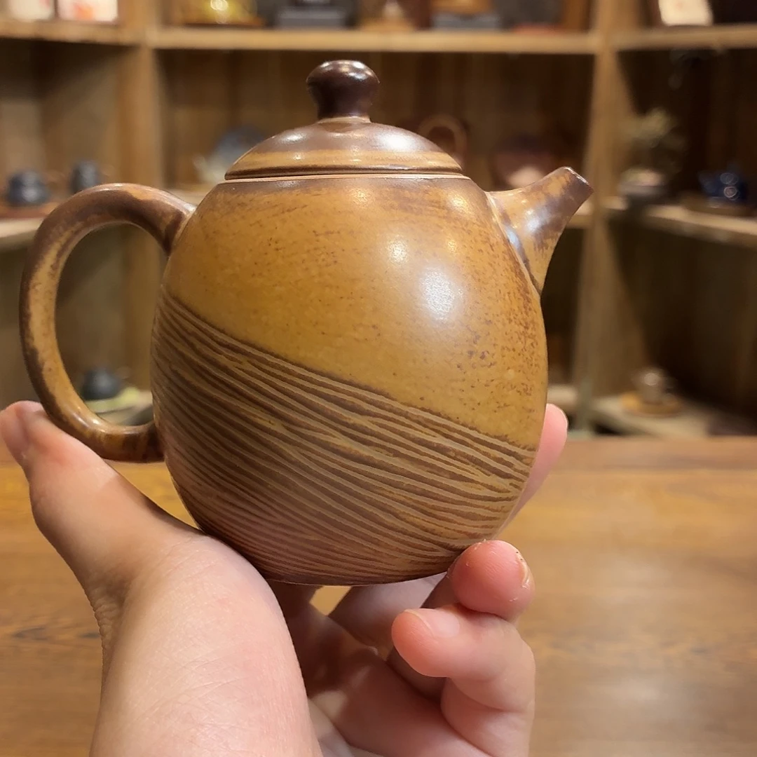 柴烧老岩泥茶器皿