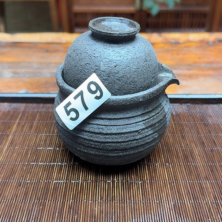 纯手工制作粗陶茶具